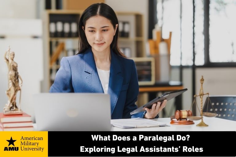 paralegal in office